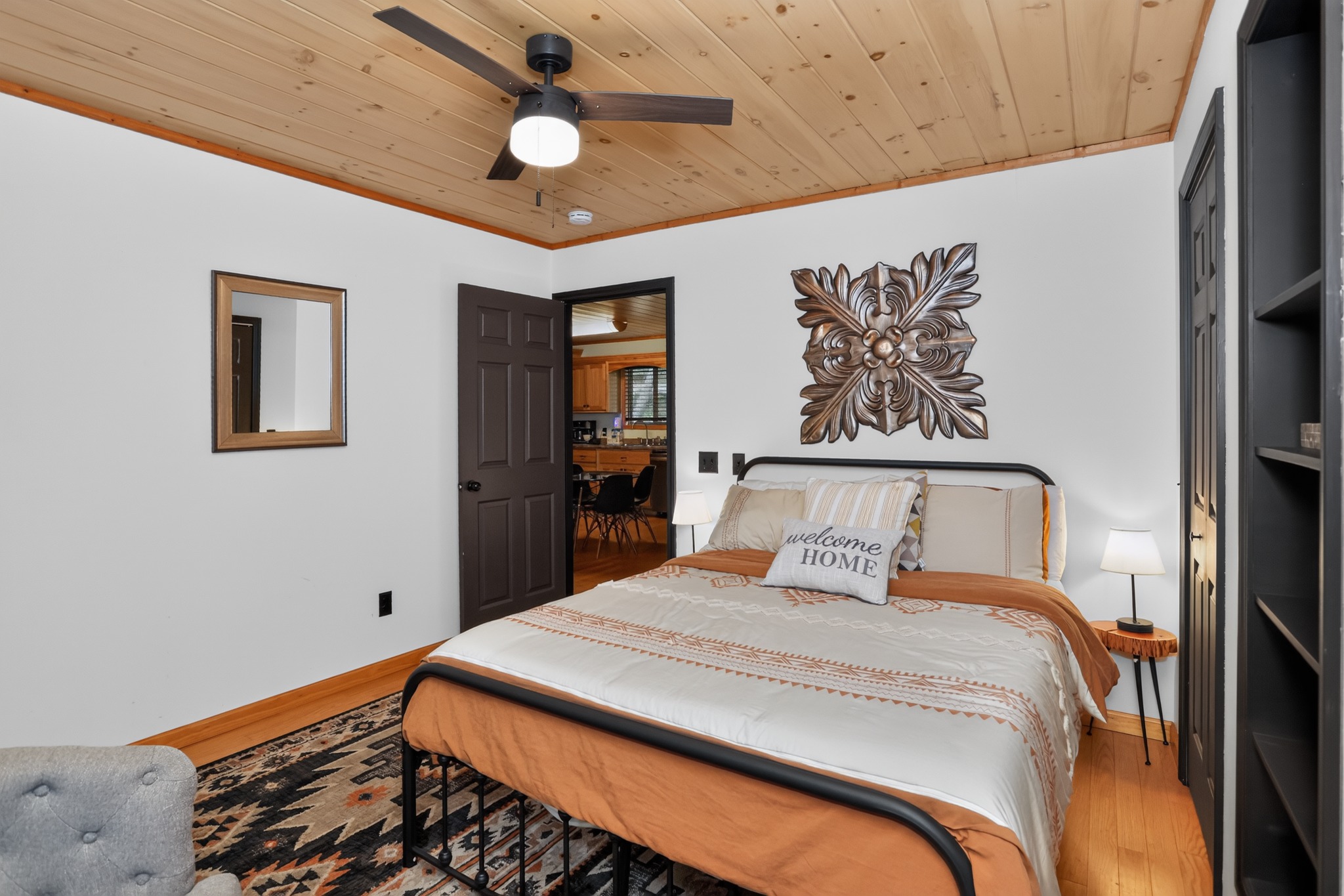 Furnished bedroom