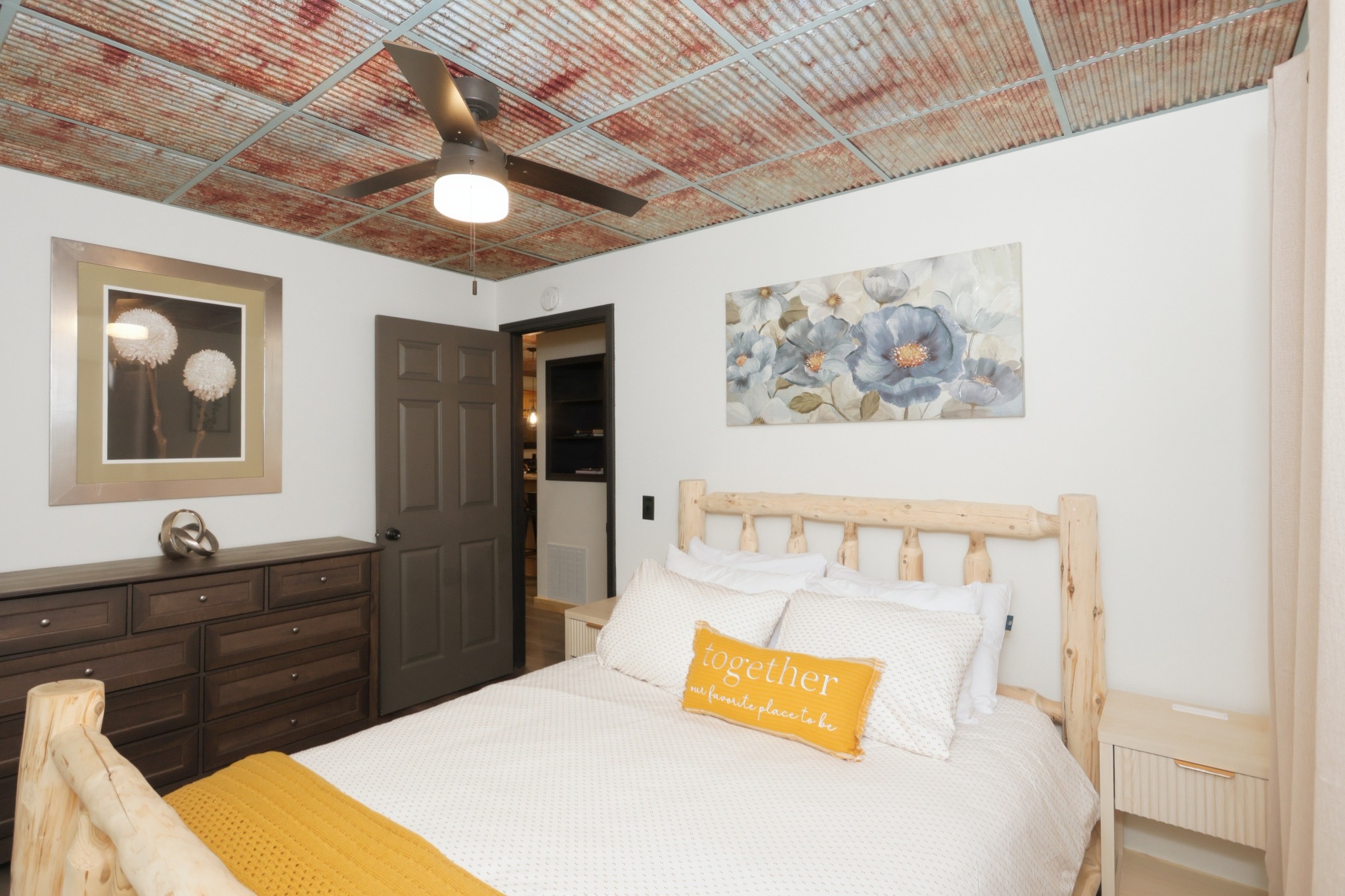 Second-story bedroom